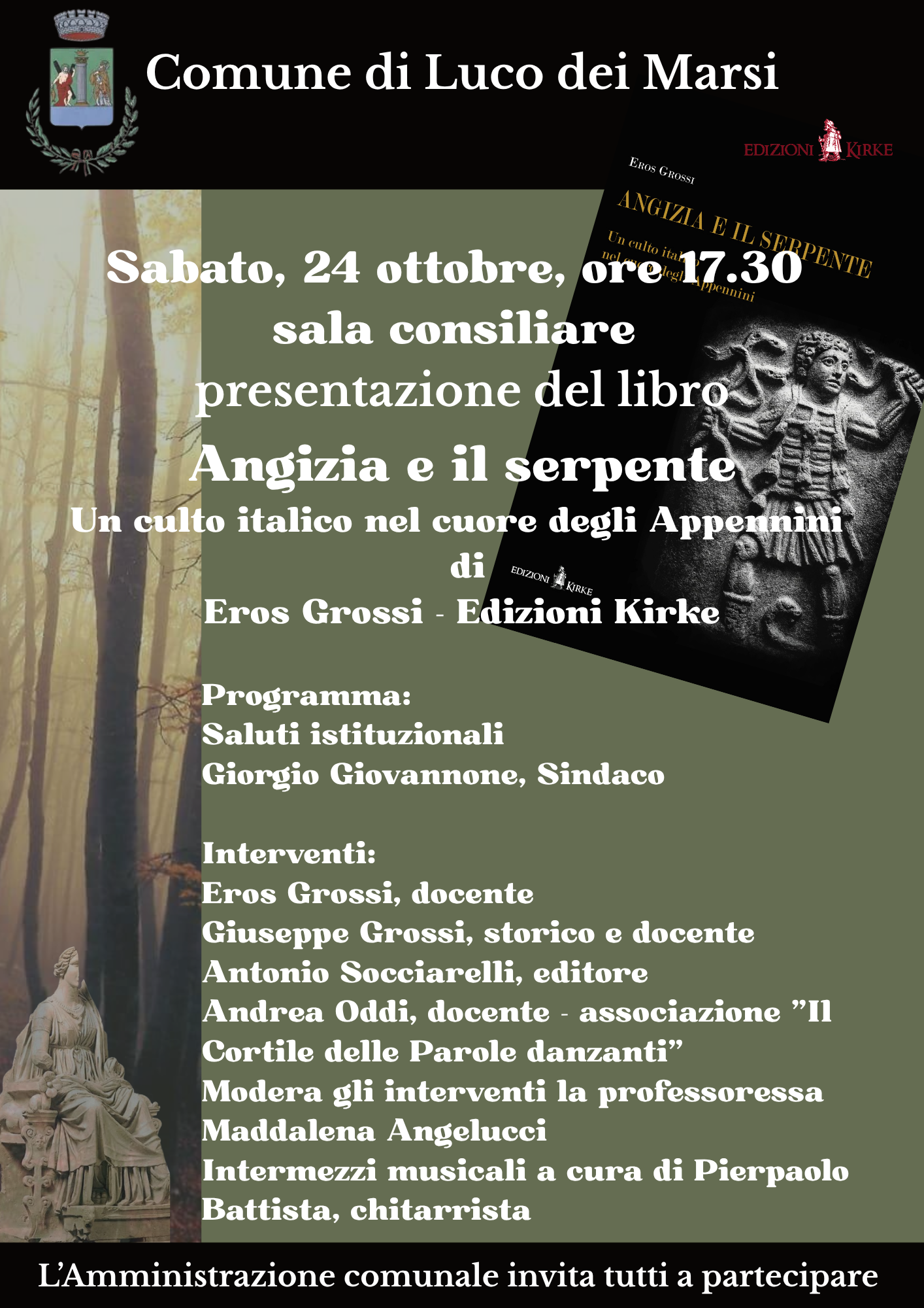 Angizia e il serpente. Un culto italico nel cuore degli Appennini di Eros Grossi